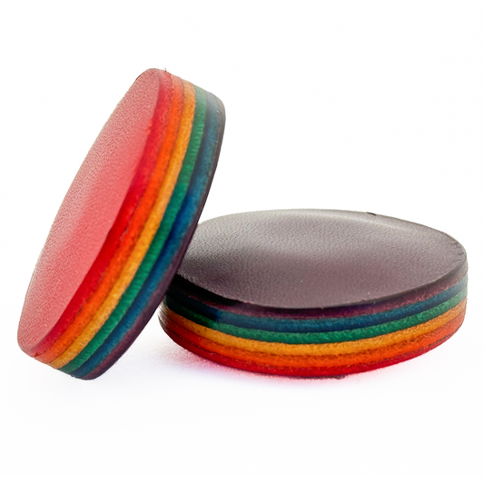 Shell Fidget Handmade Premium Italian Leather fidgets by Fidget Newton
